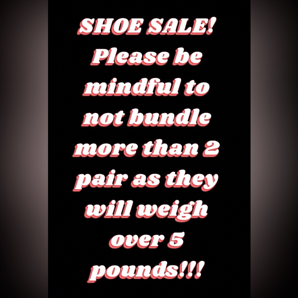 Shoe sale